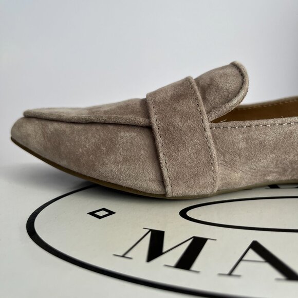 Steve Madden Grey Suede Pointed Toe Flats Jainna Size 5 - Picture 14 of 16